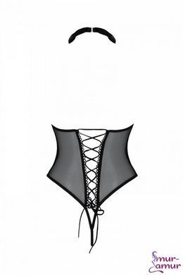 Боді TRISHA BODY black L/XL - Passion фото і опис