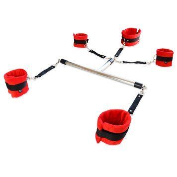 Распорка для шеи, рук и ног Art of Sex Bondage Set - Spider фото и описание