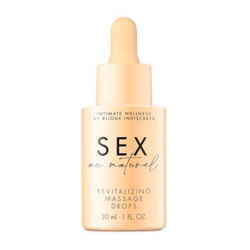 Відновлювальні краплі для масажу Bijoux Indiscrets Sex au Naturel &mdash; Revitalizing Massage Drops фото і опис