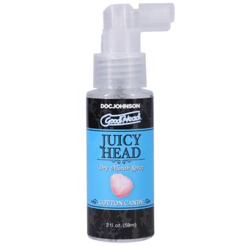 Увлажняющий оральный спрей Doc Johnson GoodHead – Juicy Head Dry Mouth Spray – Cotton Candy 59мл фото и описание