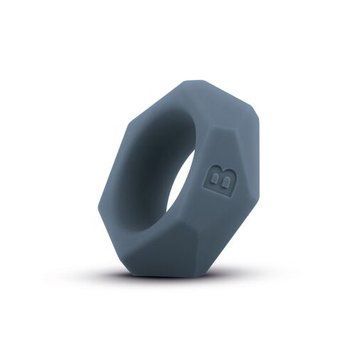 Эрекционное кольцо Boners Diamond Cock Ring &ndash; Grey, внутренний диаметр 3,2 см фото и описание