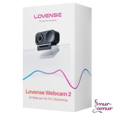Вебкамера 4К зі штучним інтелектом Lovense WebCam 2, для стриму, активація чайовими