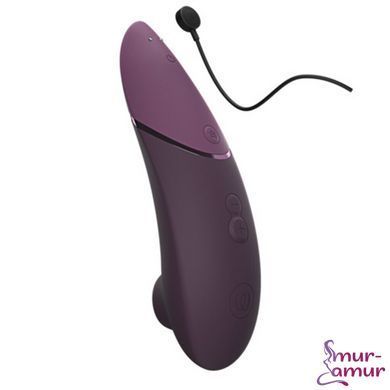 Вакуумный клиторальный стимулятор Womanizer Next Dark Purple, 3D Pleasure Air, 14 уровней интенсивности фото и описание