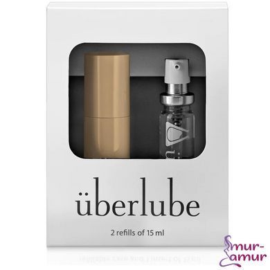 Премиум лубрикант 3-в-1 на силиконовой основе Uberlube Good-to-Go Gold (15 мл) + кейс фото и описание