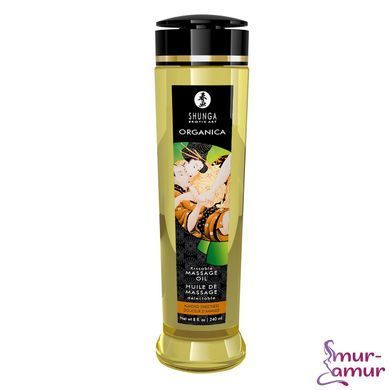 Органическое массажное масло Shunga ORGANICA - Almond Sweetness (240 мл) с витамином Е фото и описание