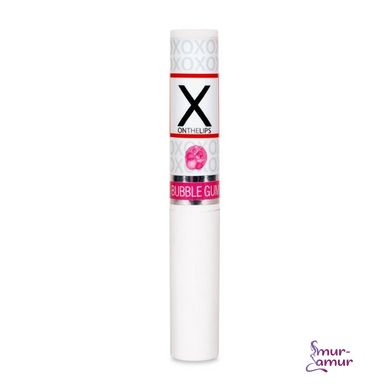 Стимулирующий бальзам для губ унисекс Sensuva - X on the Lips Bubble Gum с феромонами, жвачка фото и описание