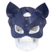 Преміум маска кішечки LOVECRAFT, натуральна шкіра, блакитна, подарункова упаковка фото