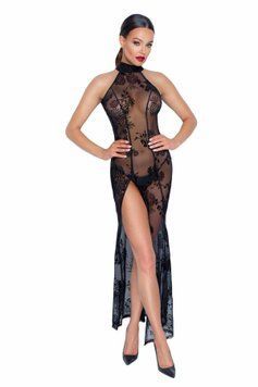 Длинное сетчатое платье Noir Handmade F239 Long tulle dress, S фото и описание