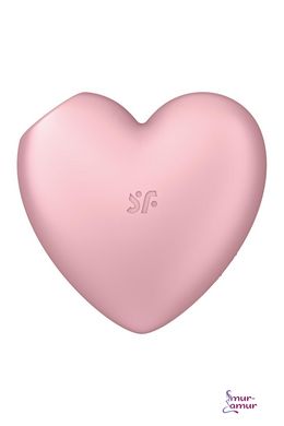 Вакуумный стимулятор Satisfyer Cutie Heart Light Red фото и описание