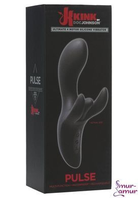 Вібратор-кролик Doc Johnson Kink - Pulse - Ultimate 4 Motor Silicone Vibrator фото і опис