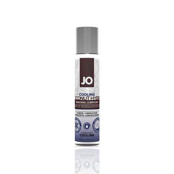 Охлаждающая смазка-крем с кокосовым маслом JO Coconut Hybrid COOLING (30 мл) белая фото и описание