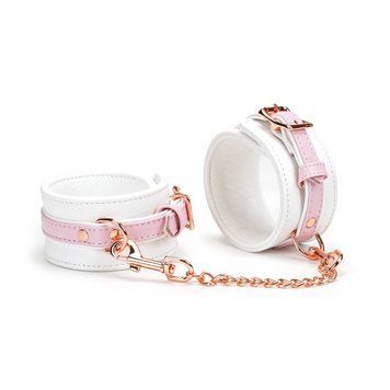Поножи Liebe Seele White & Pink Fairy Leather Ankle Cuffs фото и описание