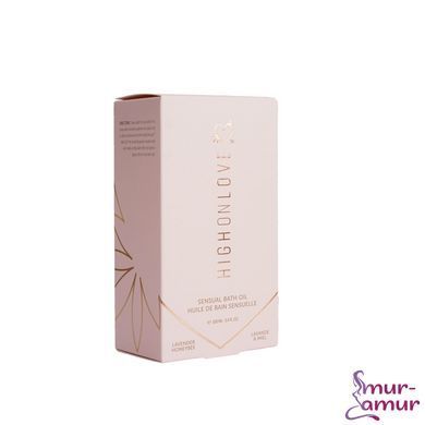 Преміальна олія для ванн HighOnLove Bath Oil - Lavender Honeybee (100 мл) з маслом насіння конопель