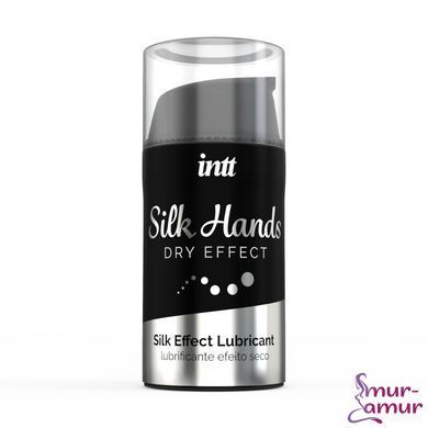 Ультрагуста силіконова змазка Intt Silk Hands (15 мл) з матовим ефектом, шовковистий ефект фото і опис