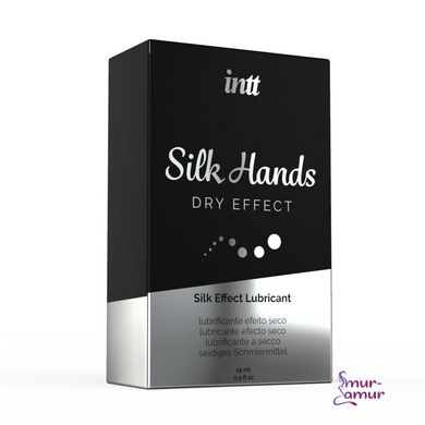 Ультрагуста силіконова змазка Intt Silk Hands (15 мл) з матовим ефектом, шовковистий ефект фото і опис
