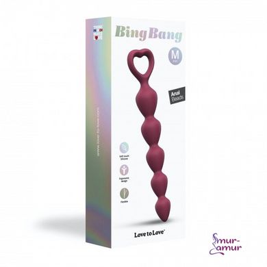 Анальная цепочка Love To Love BING BANG M - PLUM STAR фото и описание