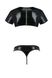 Комплект мужского белья под латекс Passion 057 Set Peter L/XL Black, кроп-топ, стринги фото