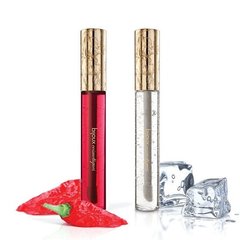 Согревающий и охлаждающий блеск для сосков Bijoux Indiscrets Kissable Nip Gloss DUET (2 х13мл) фото и описание