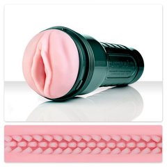 Мастурбатор з вібрацією Fleshlight Vibro Pink Lady Touch, три віброкулі, стимулювальний рельєф фото і опис