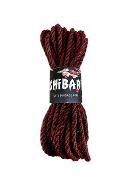 Джутовая веревка для Шибари Feral Feelings Shibari Rope, 8 м коричневая фото и описание