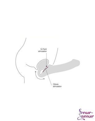 Безремневой страпон Strap-On-Me Flesh XL, полностью регулируемый, диаметр 4,5см фото и описание
