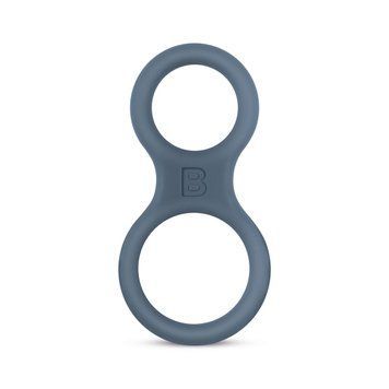 Двойное эрекционное кольцо Boners Classic Cock & Ball Ring, диаметр 3 и 3,8 см фото и описание