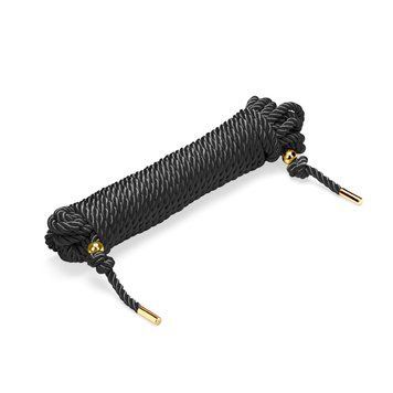 Веревка для шибари Liebe Seele Shibari 10M Rope Black, комбинированный состав фото и описание