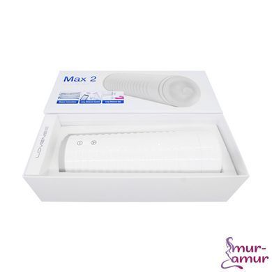Смарт-мастурбатор Lovense MAX 2 с вибрацией и сжимающимся каналом
