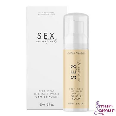 Піна для інтимної гігієни Bijoux Indiscrets Sex Au Naturel Prebiotic Intimate Wash Gentle Foam 150мл