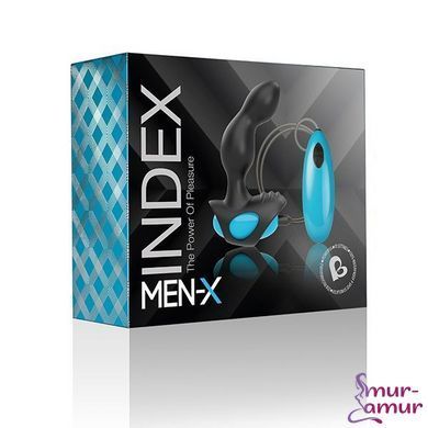 Вибромассажер простаты Rocks Off Men-X - Index с пультом и съемной насадкой фото і опис