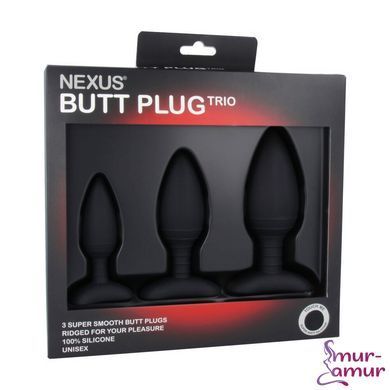 Набор анальных пробок Nexus Butt Plug Trio, макс. диаметр 3&ndash;4&ndash;5 см