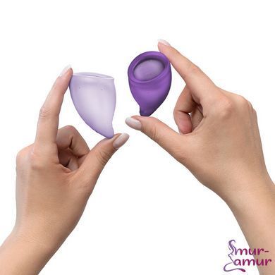 Набір менструальних чаш Fun Factory FUN CUP EXPLORE KIT, 2 шт, Multicolored Violet, об&rsquo;єми 20 та 30 мл