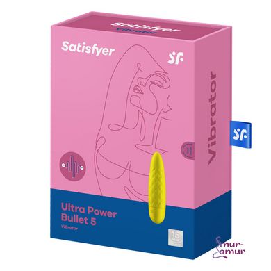 Мінівібратор Satisfyer Ultra Power Bullet 5 Yellow фото і опис
