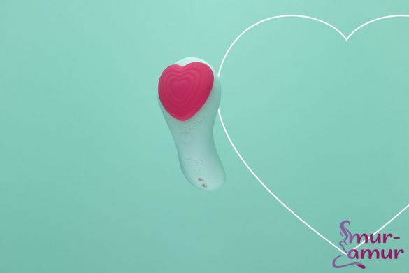 Вібратор у трусики FairyGasm HeartGem green, на магніті, пульт ДК фото і опис