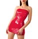 Сексуальное виниловое платье Art of Sex - Jaklin, размер XS-M, цвет красный фото