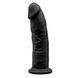 Фалоімітатор SilexD Oscar Black (MODEL 2 size 9in), двошаровий, силікон + Silexpan, діаметр 5,4см