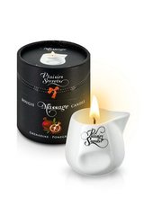 Масажна свічка Plaisirs Secrets Pomegranate (80 мл) подарункова упаковка, керамічний посуд фото і опис