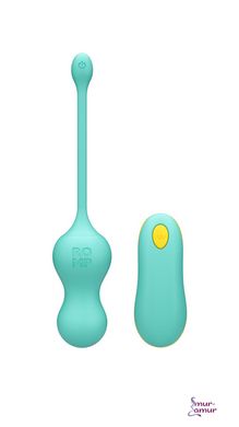 Виброяйцо для точки G с пультом управления Romp Cello Light Teal, водонепроницаемое фото и описание