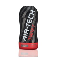 Мастурбатор Tenga Air-Tech TWIST Tickle Red с изменяемой тугостью обхвата, эффект глубокого минета фото и описание