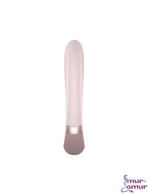 Смарт вибратор-кролик с подогревом Satisfyer Heat Wave Mauve фото и описание