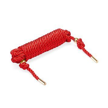 Веревка для шибари Liebe Seele Shibari 5M Rope Red, комбинированный состав фото и описание