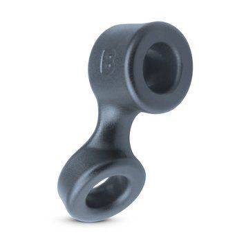 Эрекционное кольцо Boners Cock Ring And Ball Stretcher - Grey фото и описание