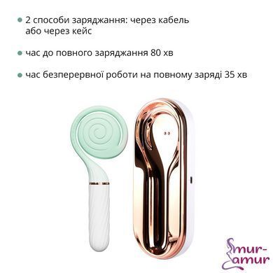 Пульсатор з вакуумною стимуляцією Otouch LOLLIPOP Teal фото і опис