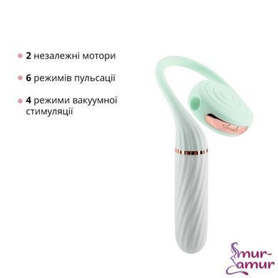 Пульсатор з вакуумною стимуляцією Otouch LOLLIPOP Teal фото і опис
