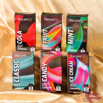 Презервативи Holographic Recare Classic Condoms 12 шт, класичні