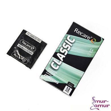 Презервативи Holographic Recare Classic Condoms 12 шт, класичні