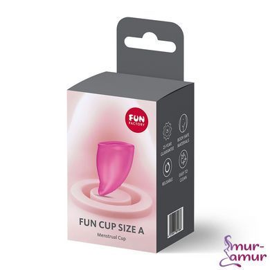 Менструальная чаша Fun Factory FUN CUP SIZE A Magenta, многоразовая, диаметр 4 см, объем 20 мл