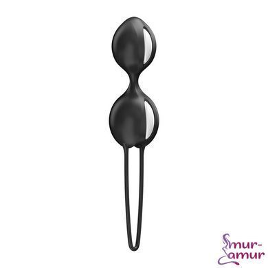 Вагинальные шарики Fun Factory SMARTBALLS DUO Black, 2 шт, диаметр 3,2 и 3,6 см