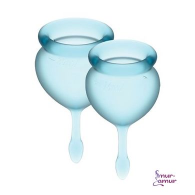Набор менструальных чаш Satisfyer Feel Good (light blue) фото и описание