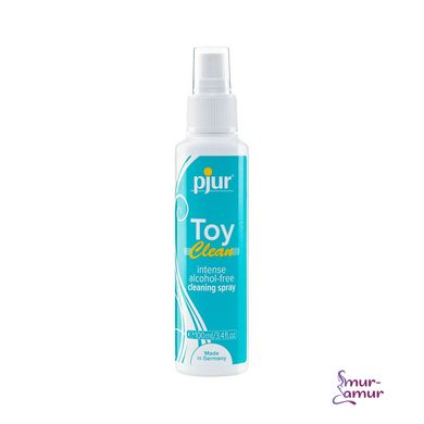 Антибактериальный спрей для секс-игрушек pjur Toy Clean 100 мл без спирта, деликатный фото и описание